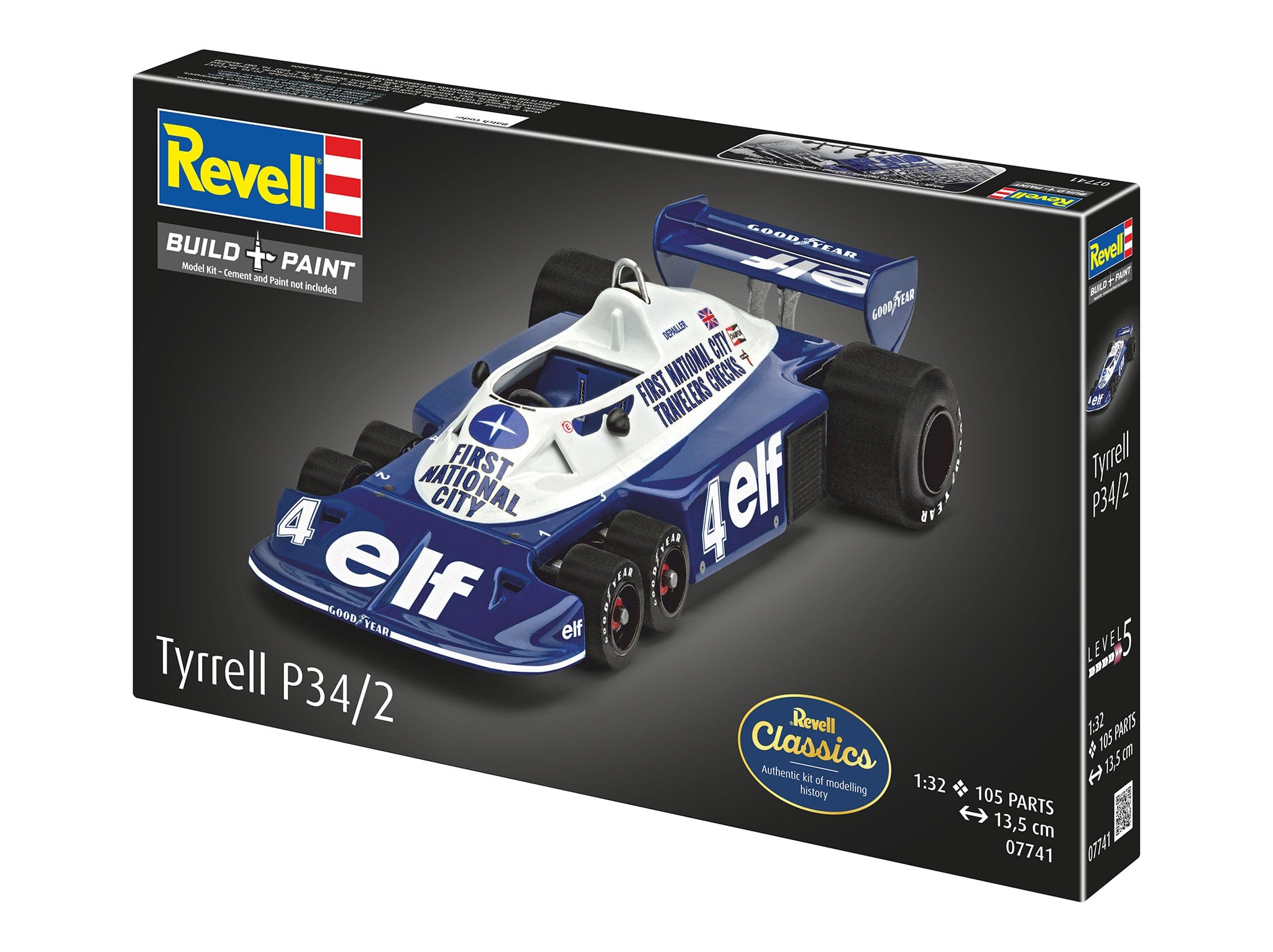 Revell - 07741 - Tyrrell P34/2 - box front left angle