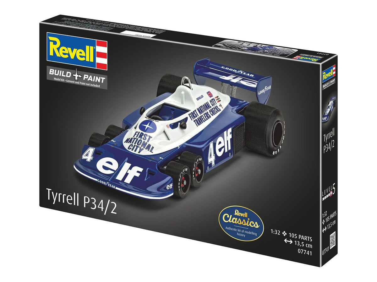 102 - Revell - 07741 - Tyrrell P34/2 - box front left angle