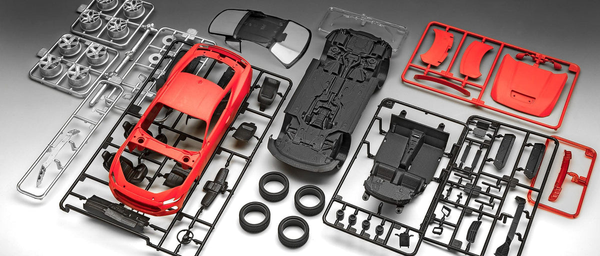 200 - Revell - 07743 - Ford Mustang GT (2024) [easy-click] - sprue