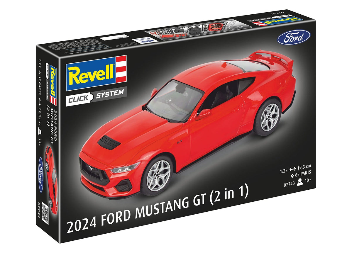 100 - Revell - 07743 - Ford Mustang GT (2024) [easy-click] - box front right angle