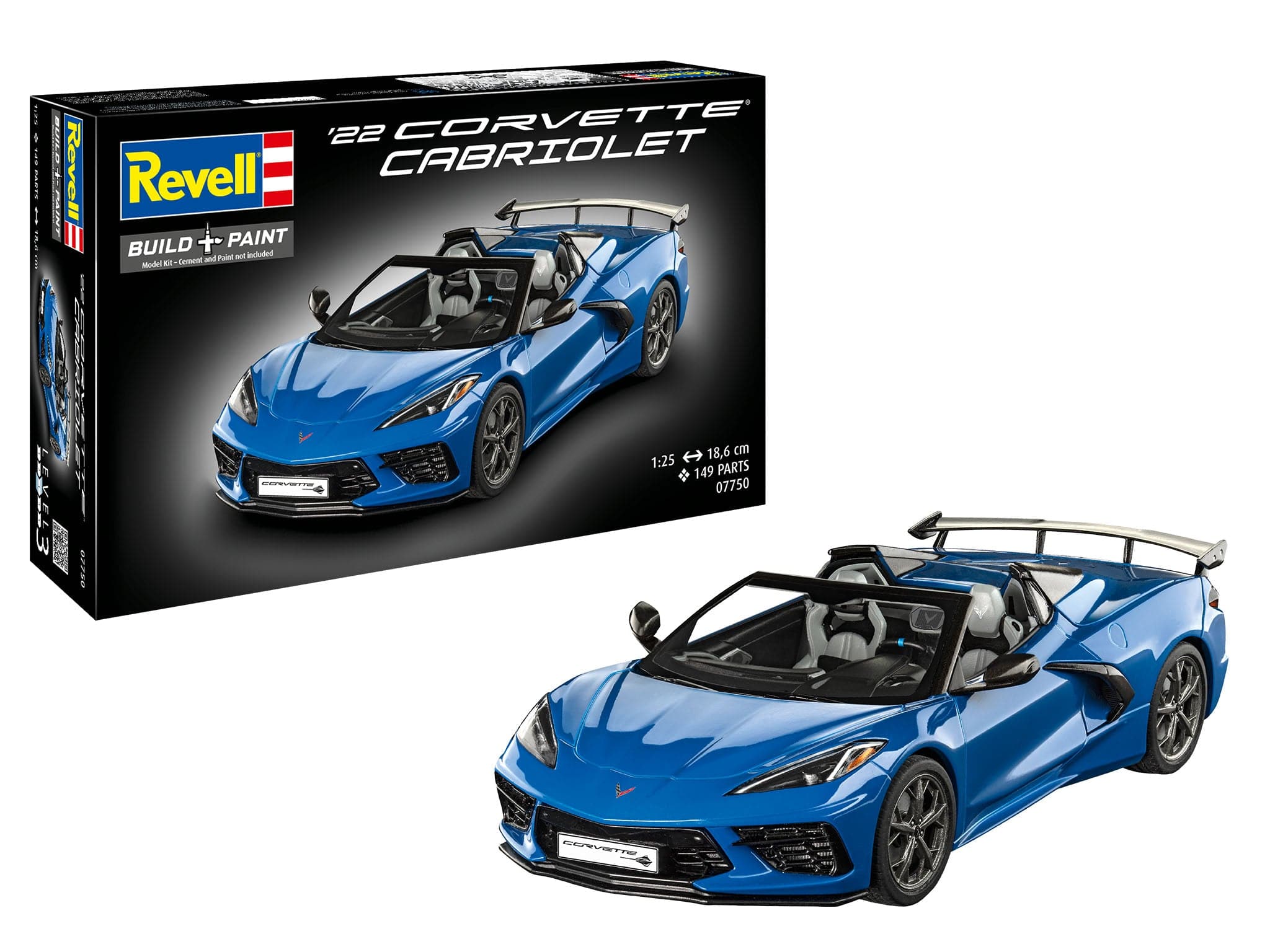 0Revell - 07750 - Chevrolet Corvette C8 Cabriolet (2022) - secondary image