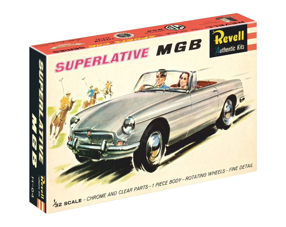 100 - Revell - 07753 - MG MGB Roadster - box front right angle