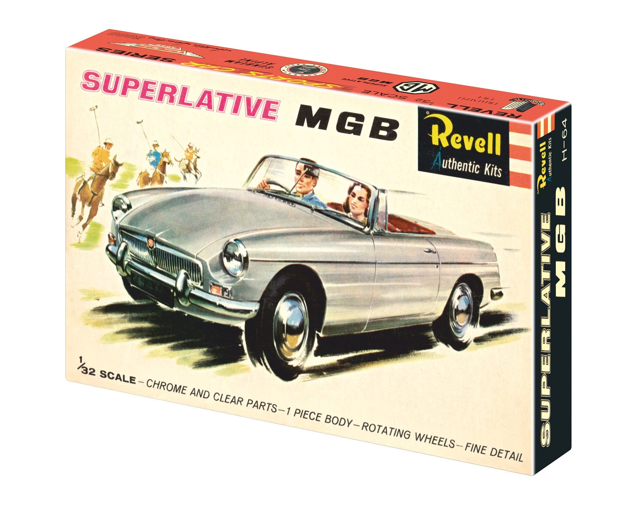 Revell - 07753 - MG MGB Roadster - box contents