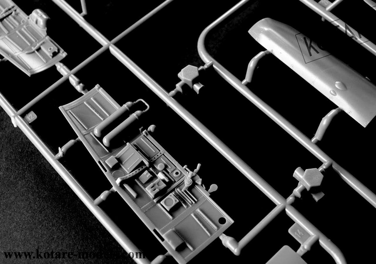 Kotare - 32001 - Supermarine Spitfire Mk Ia (mid) - sprue