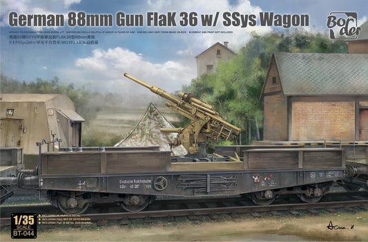 010 - 8.8cm Flak 36 on S.Pl.Wg. Typ Ssy 45 - primary image