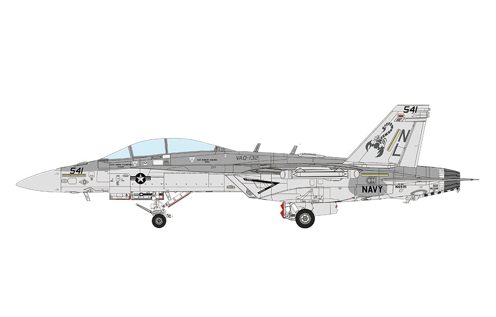 paint schemes - Aircraft piloted by LCDR James Thompson and weapon system officer CDR Robert Holmes, VAQ-132 ‘Scorpions‘ Electronic Attack Squadron, Misawa Air Base, 2014