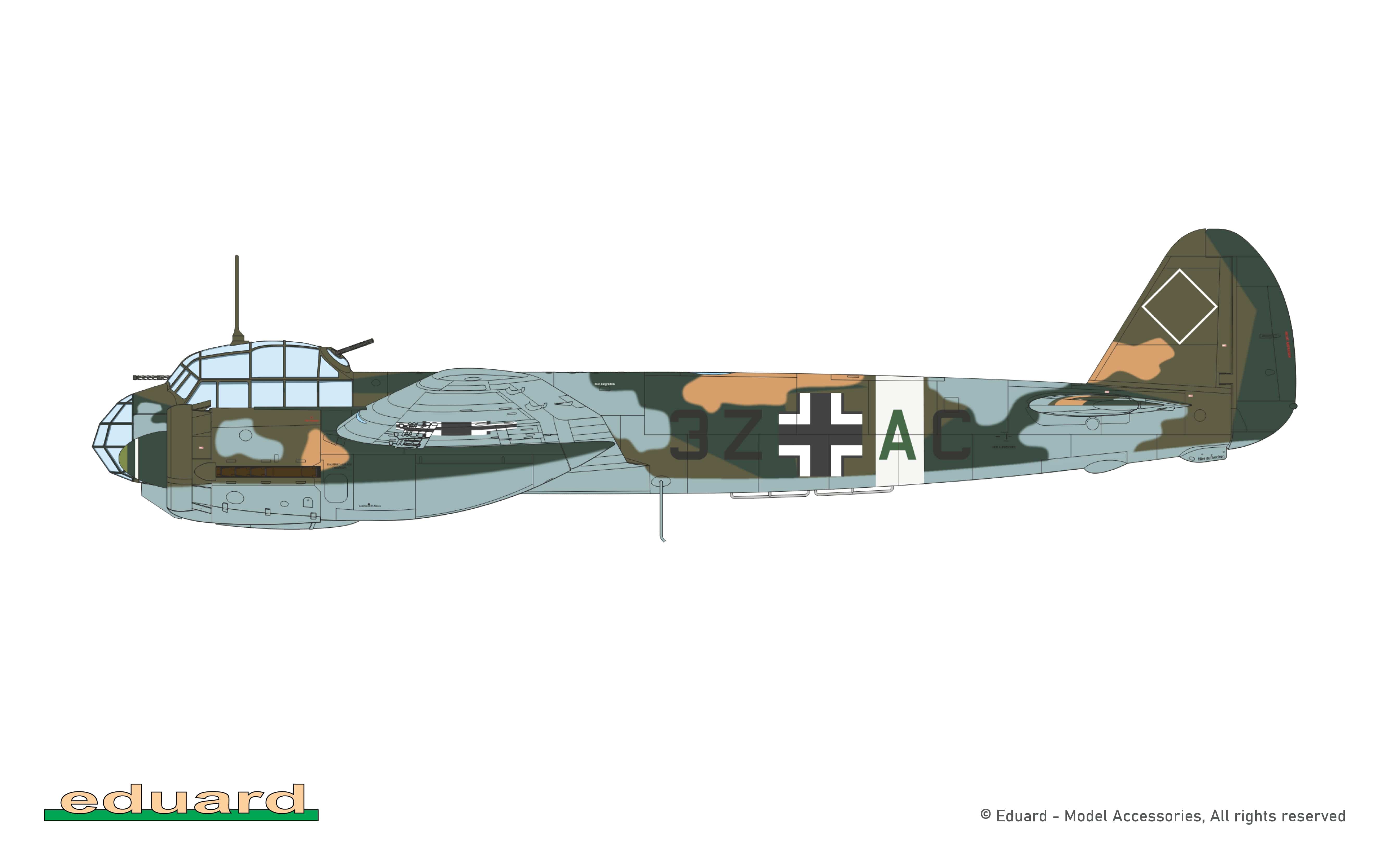 Eduard - 11194 - Junkers Ju 88 A-4 ‘Schnellbomber’ - paint schemes