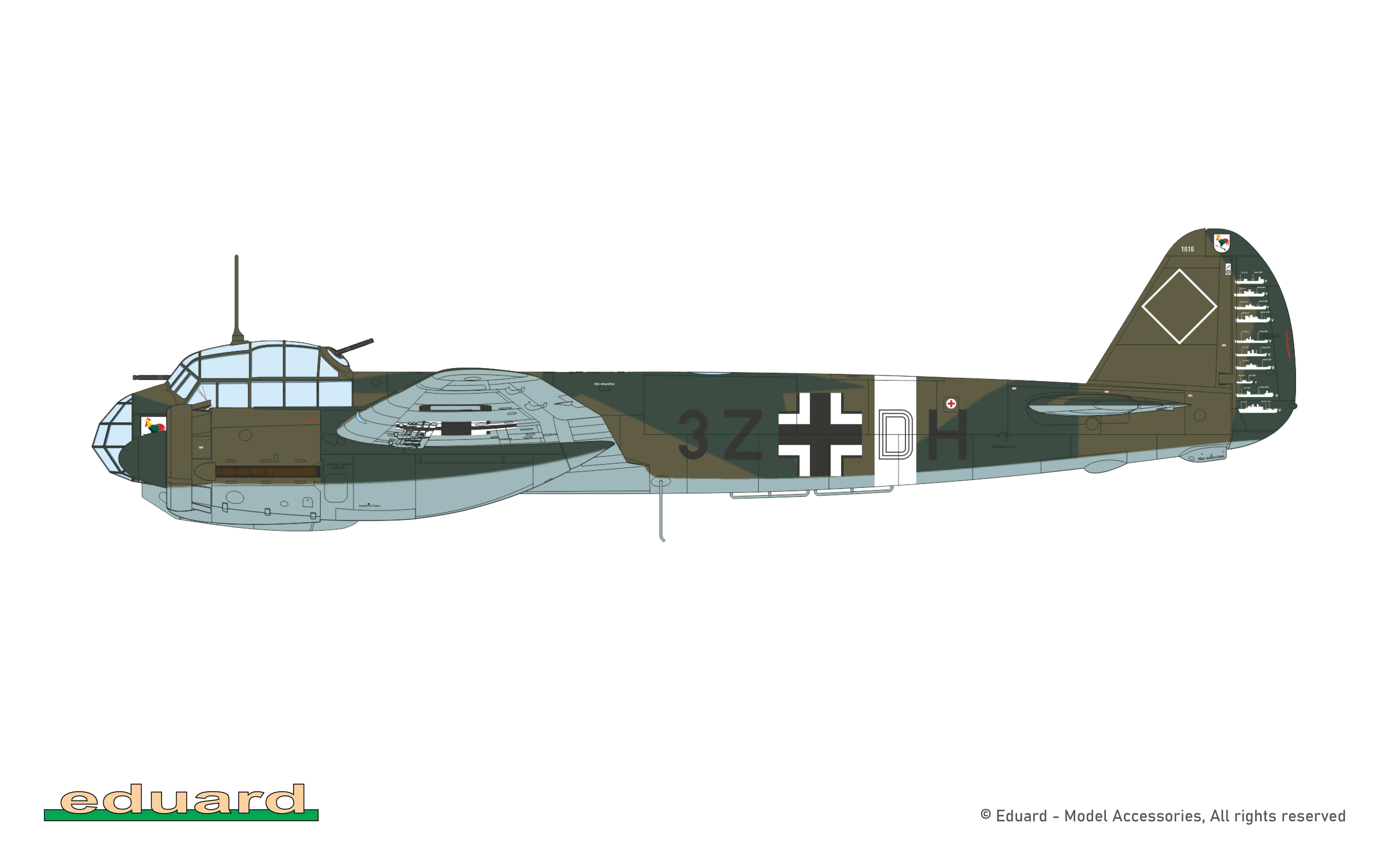 Eduard - 11194 - Junkers Ju 88 A-4 ‘Schnellbomber’ - paint schemes