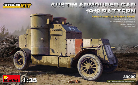 010 - Miniart - 39009 - Austin obr. 1918 Armoured Car with Interior - primary image