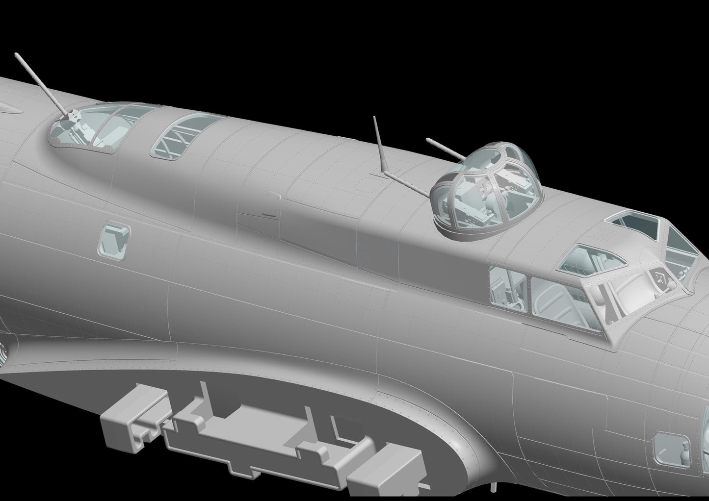 509 - HK Models - 01E030 - Boeing B-17G Flying Fortress (late) - digital model