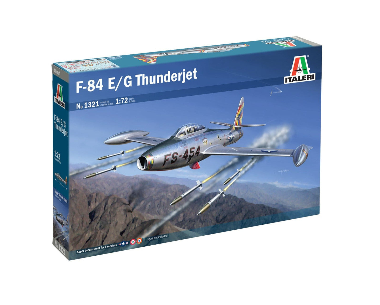 010 - Italeri - 1321 - Republic F-84E/G Thunderjet - primary image