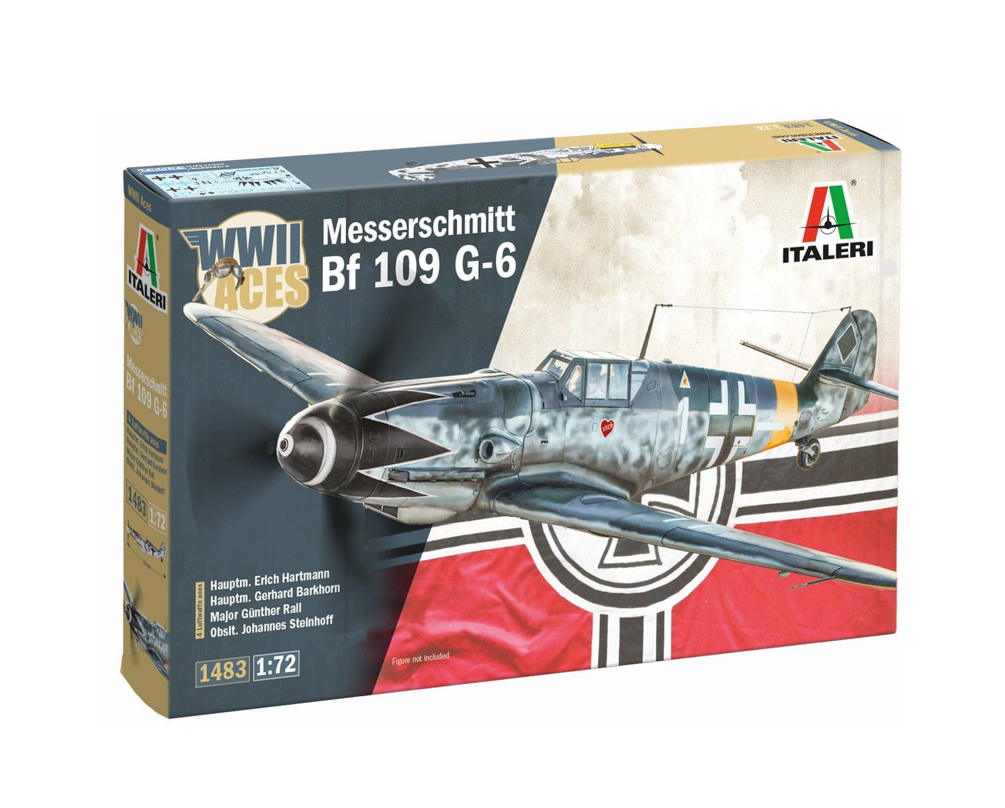 010 - Italeri - 1483 - Messerschmitt Bf 109 G-2/G-6 ‘WWII Aces’ - primary image