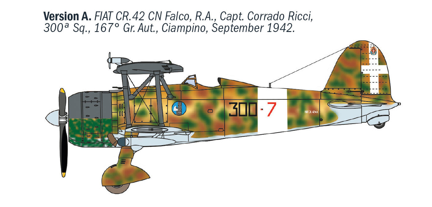 300 - Fiat CR.42CN Falco - paint schemes