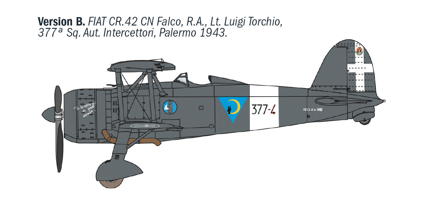 Fiat CR.42CN Falco - paint schemes