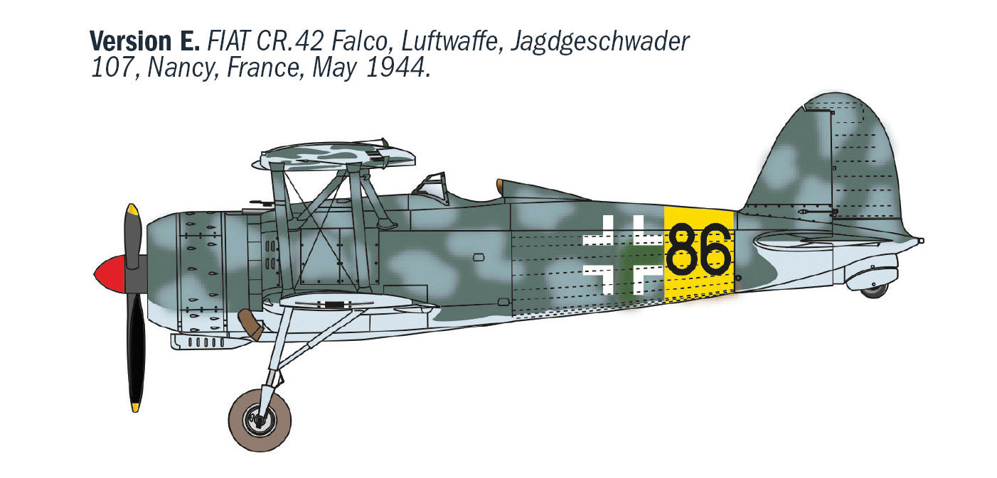 Fiat CR.42CN Falco - paint schemes