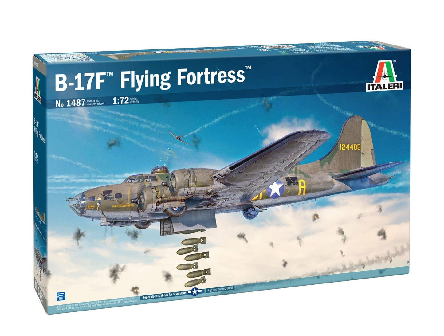 010 - Italeri - 1487 - Boeing B-17F Flying Fortress - primary image