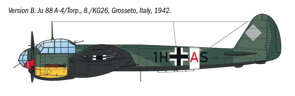 301 - Italeri - 1489 - Junkers Ju 88 A-17 - paint schemes