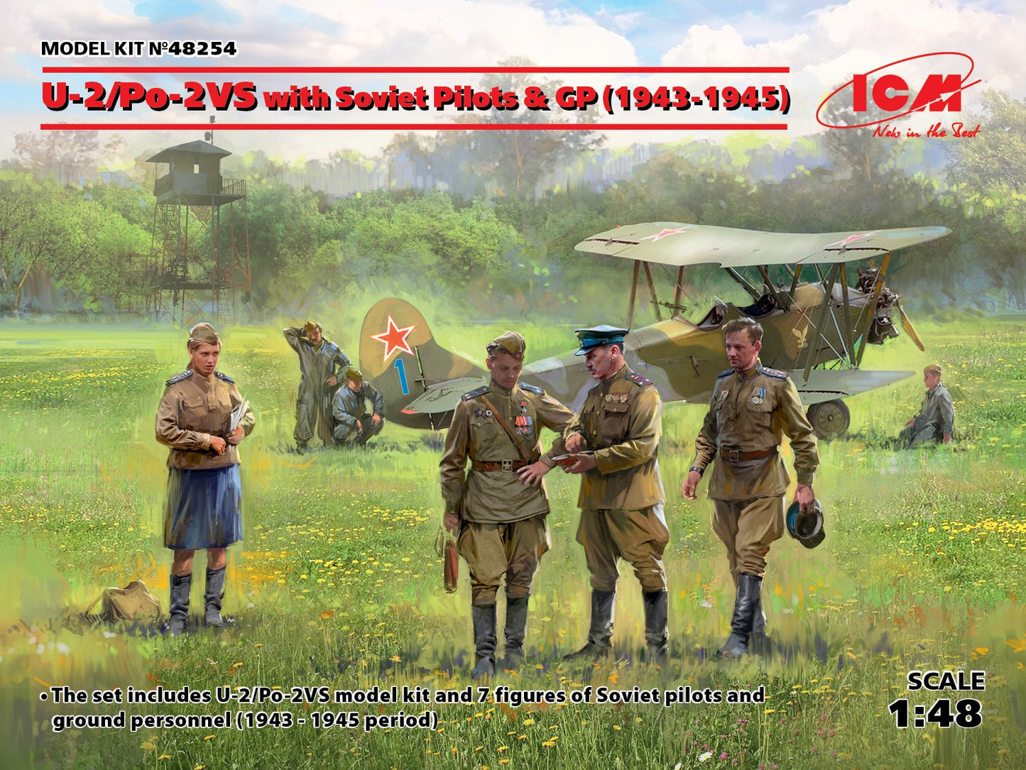 Polikarpov U-2VS / Po-2VS with Pilots and Ground Staff