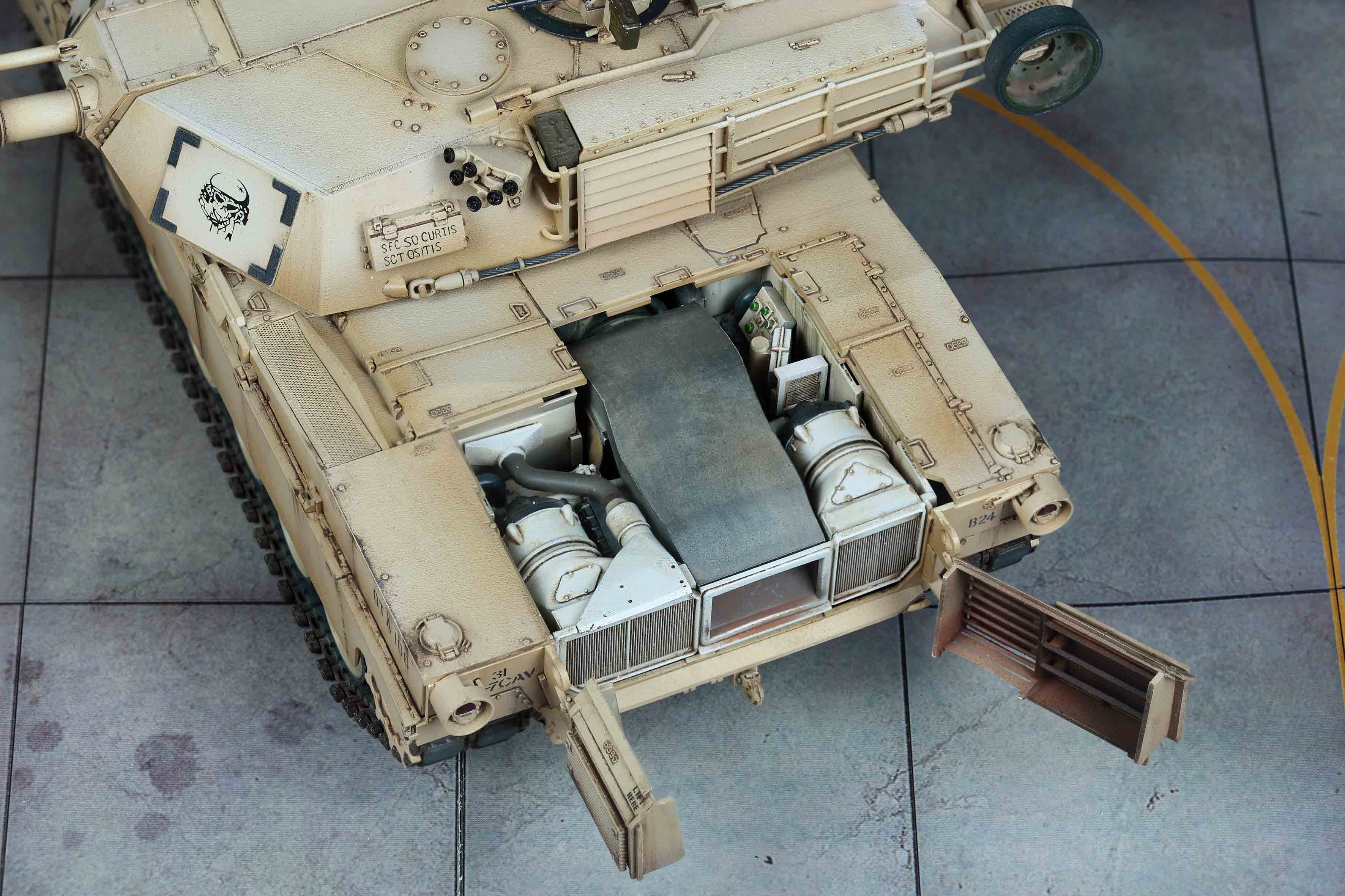 Rye Field Model - 5007 - M1A1/A2 Abrams - painted model
