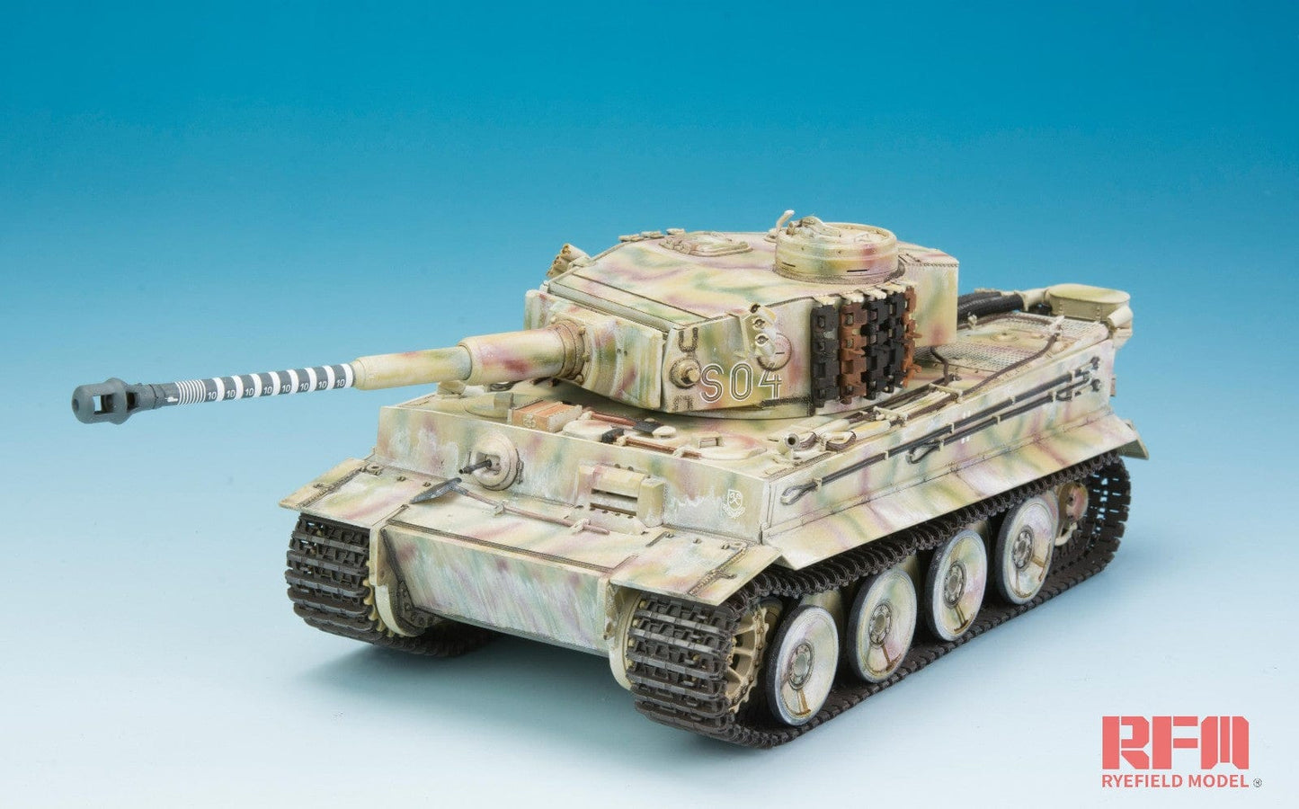 706 - Rye Field Model - 5025 - Pz.Kpfw. VI Ausf. E Tiger I (early) [interior kit] - painted model