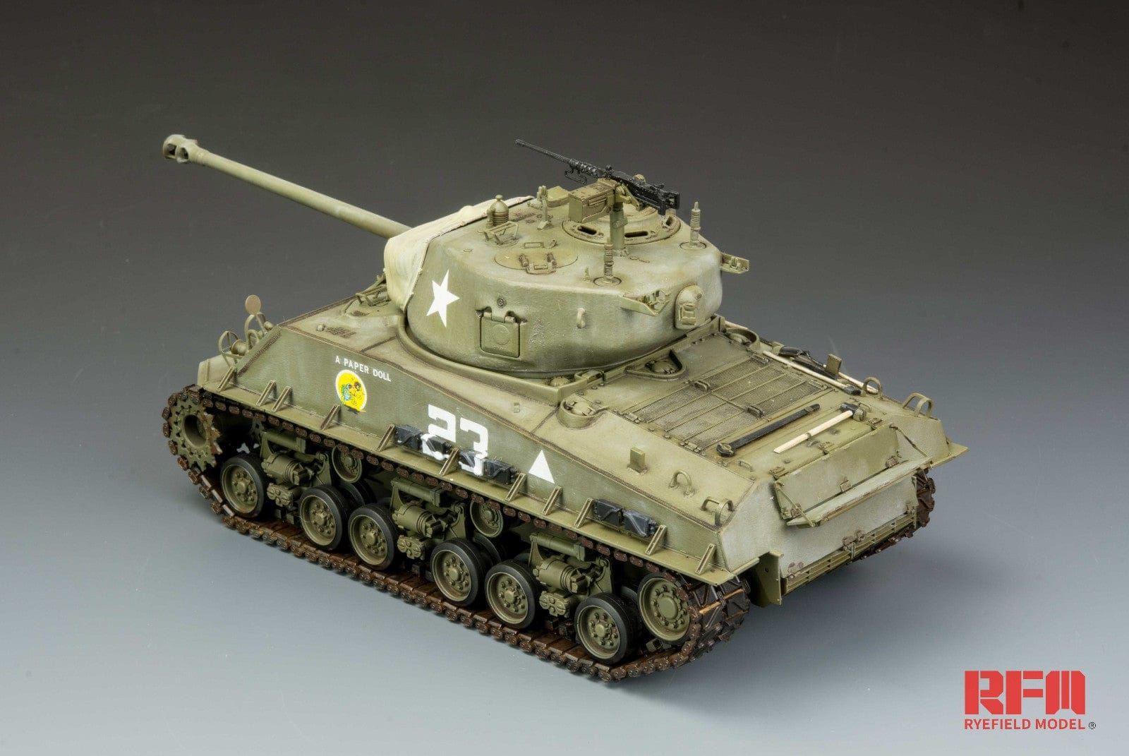 Rye Field Model - 5028 - M4A3E8 Sherman - painted model