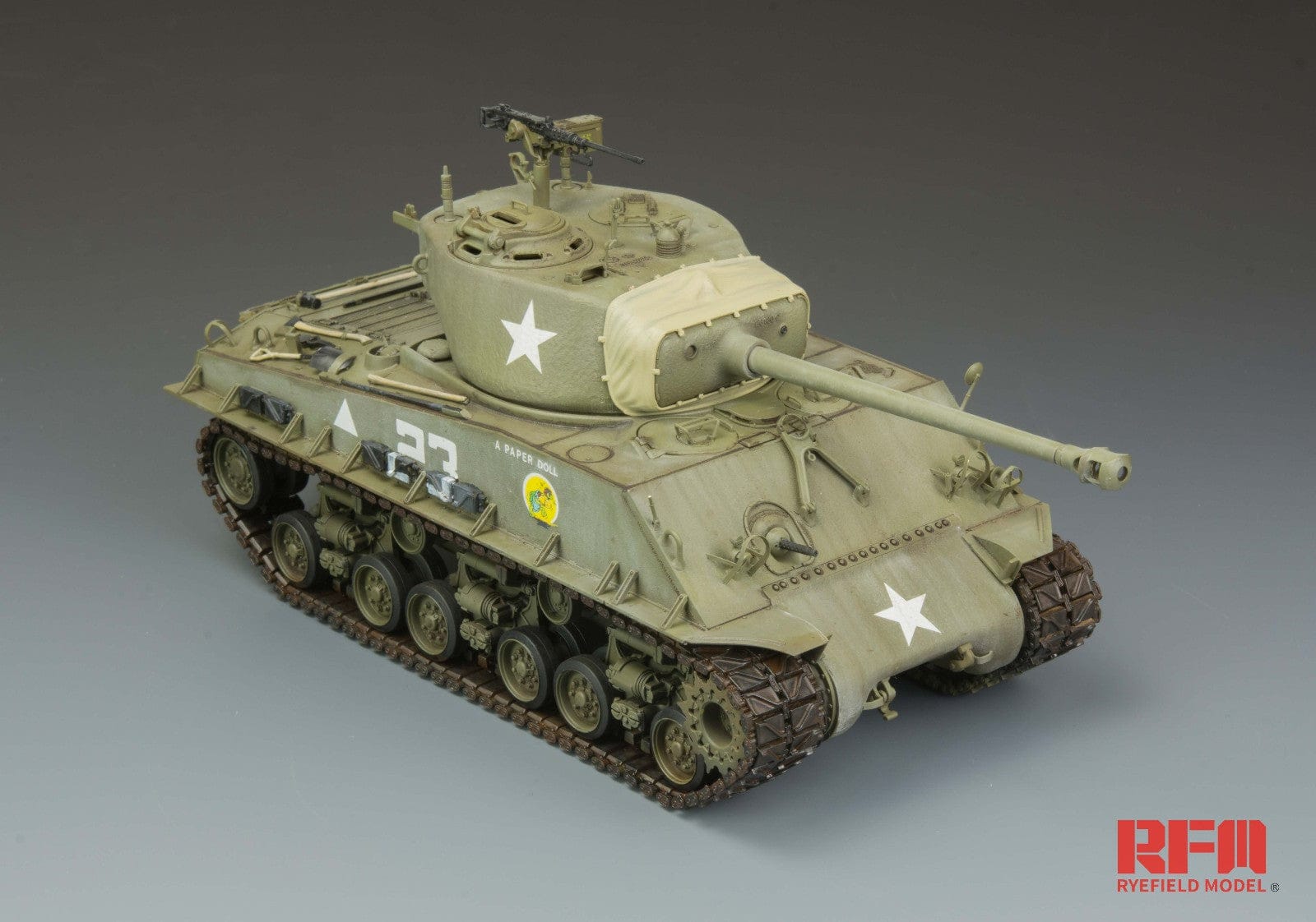 Rye Field Model - 5028 - M4A3E8 Sherman - painted model