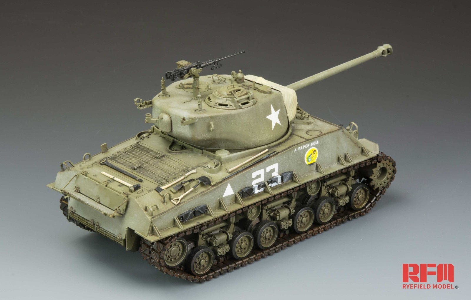 Rye Field Model - 5028 - M4A3E8 Sherman - painted model