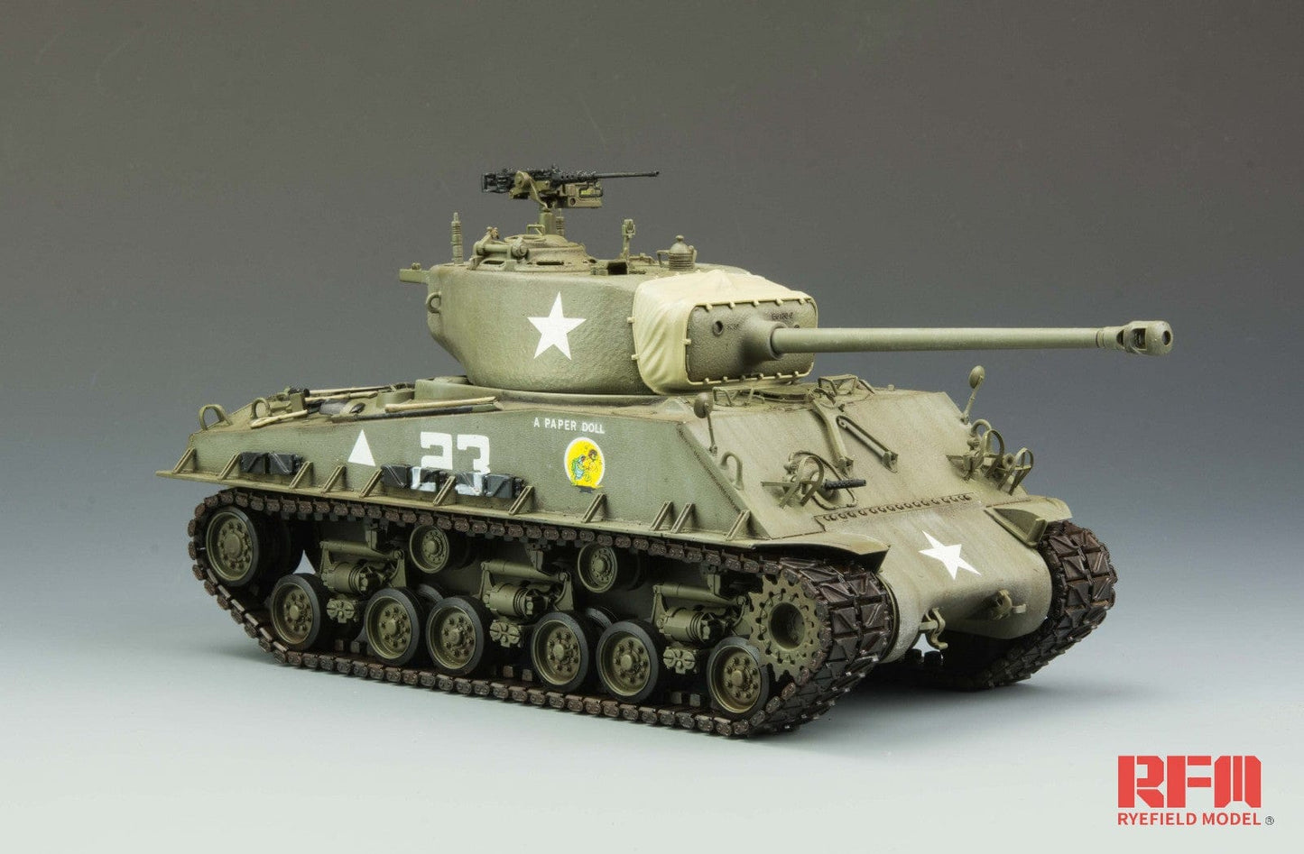 703 - Rye Field Model - 5028 - M4A3E8 Sherman - painted model
