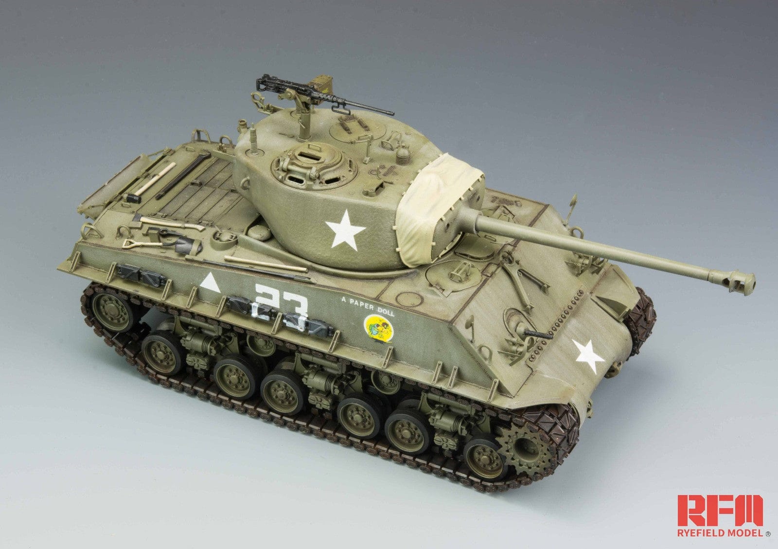 Rye Field Model - 5028 - M4A3E8 Sherman - painted model