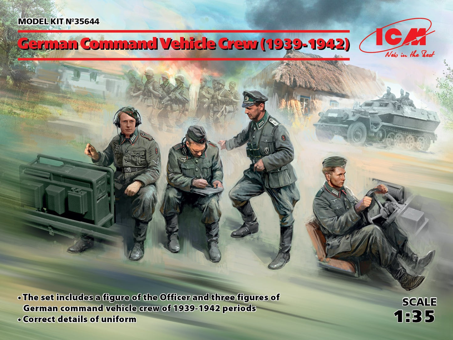 010 - German Command Vehicle Crew (1939-42) - primary image