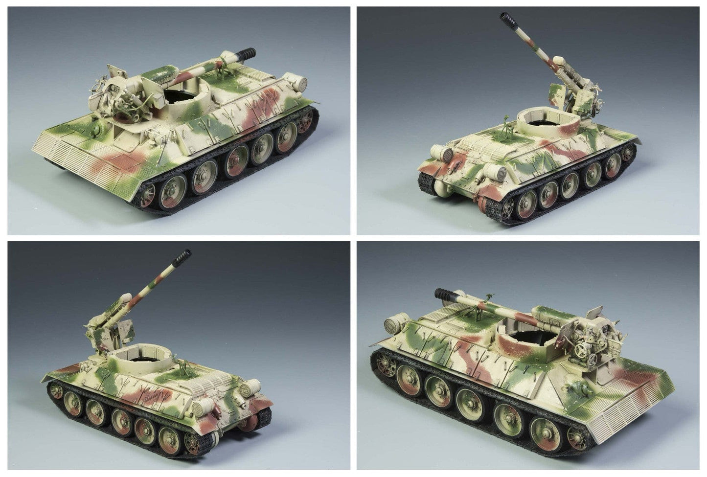 700 - Rye Field Model - 5030 - T-34-122 D30 - painted model