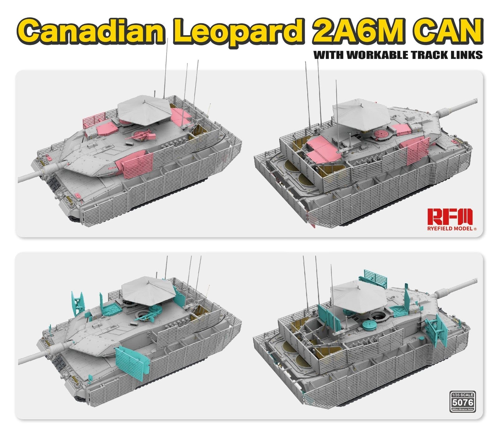 Rye Field Model - 5076 - Leopard 2A6M CAN - digital model