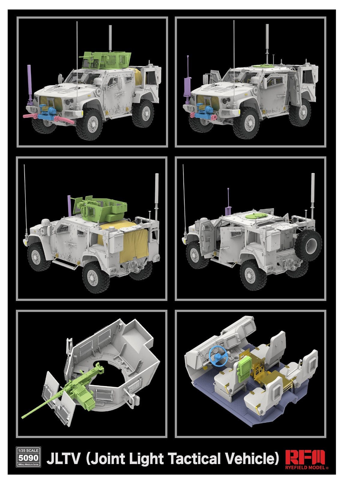 500 - Rye Field Model - 5090 - Oshkosh M1279 JLTV - digital model