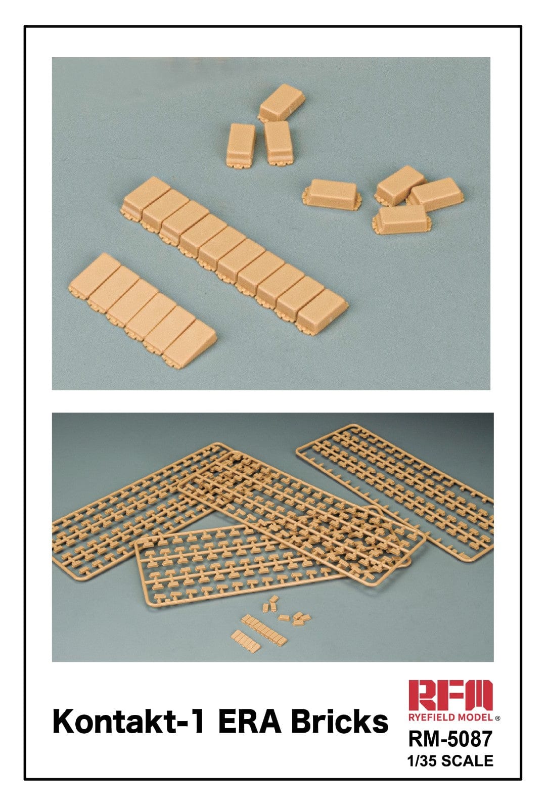 Rye Field Model - 5087 - Kontakt-1 ERA Armour - digital model