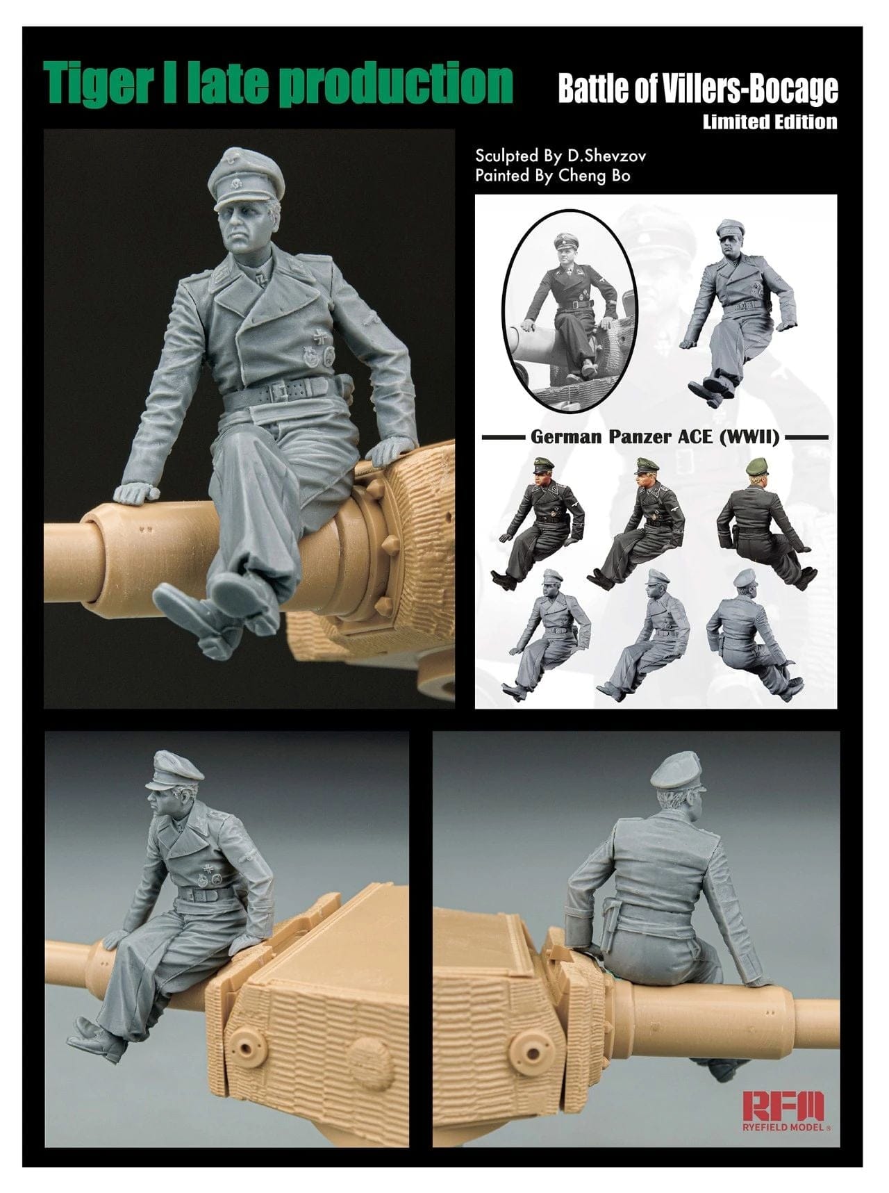 Rye Field Model - 5101 - Pz.Kpfw. VI Ausf. E Tiger I (late) - unpainted model