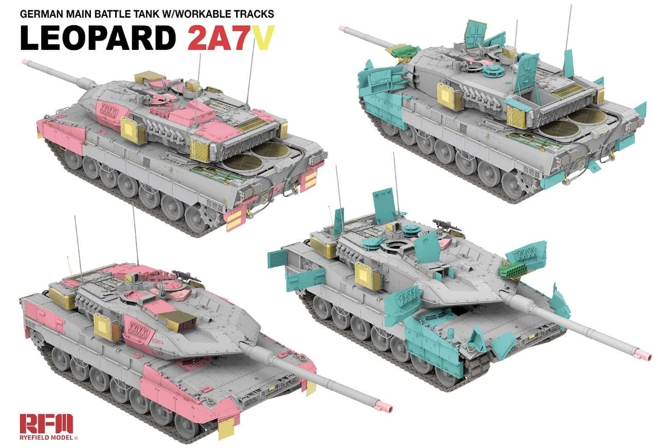 Rye Field Model - 5109 - Leopard 2A7V - digital model