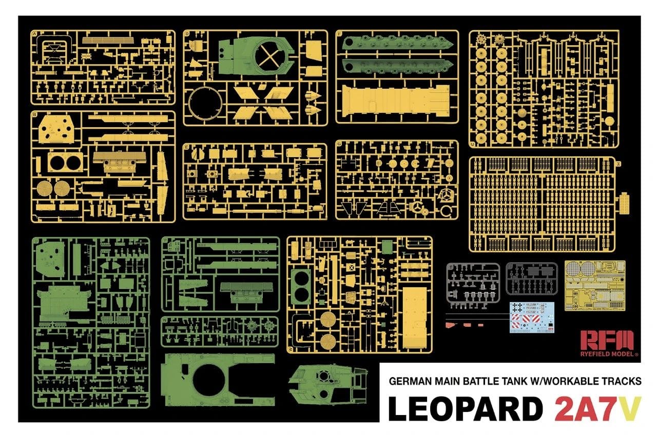 200 - Rye Field Model - 5109 - Leopard 2A7V - sprue
