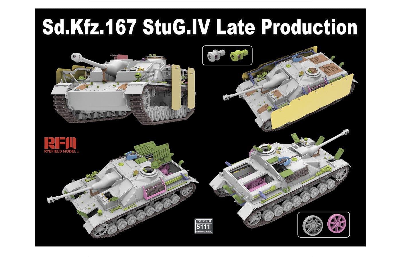 Rye Field Model - 5111 - StuG IV (late) - digital model