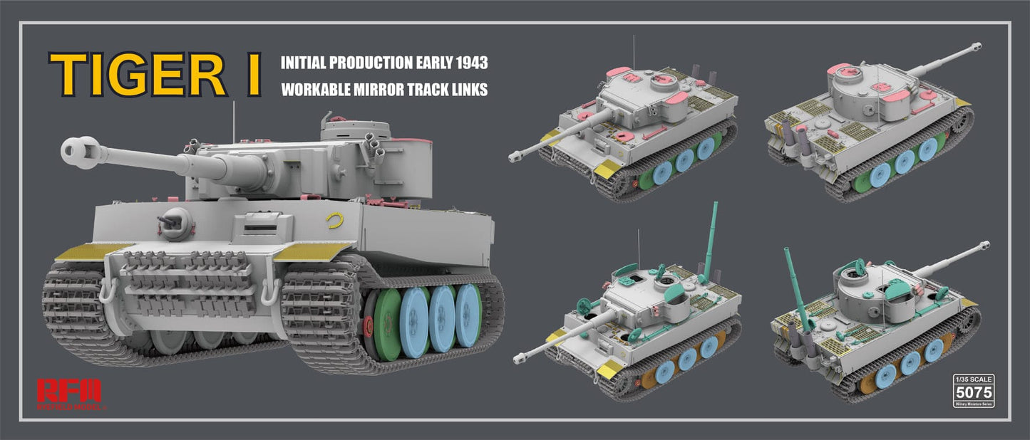 500 - Rye Field Model - 5075 - Pz.Kpfw. VI Ausf. E Tiger I (initial) - digital model