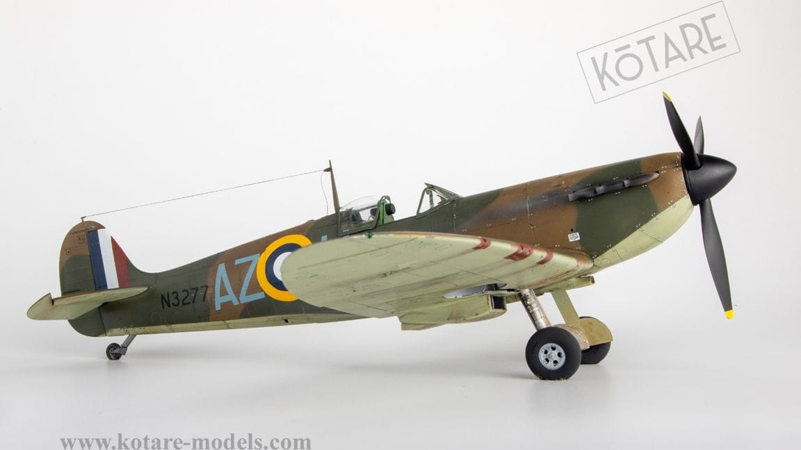 Kotare - 32001 - Supermarine Spitfire Mk Ia (mid) - painted model
