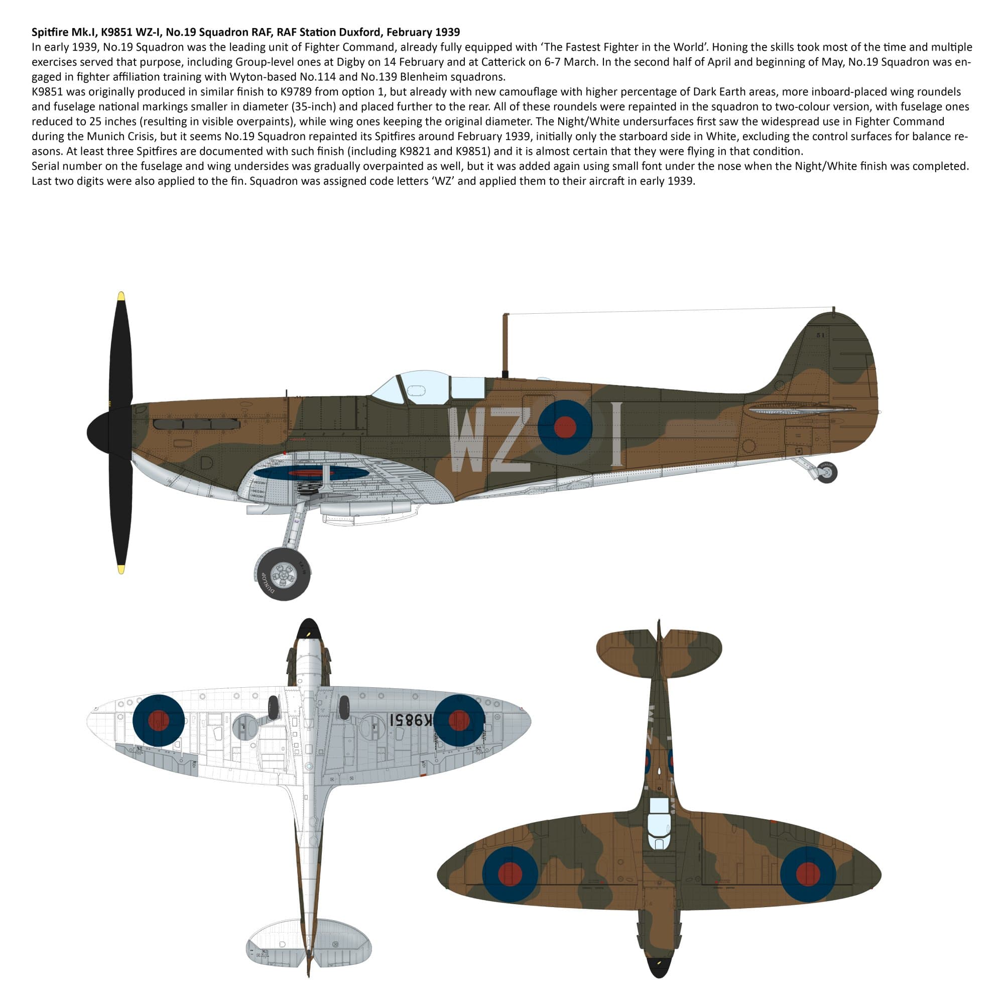 IBG - 72580 - Supermarine Spitfire Mk V (trop) - paint schemes