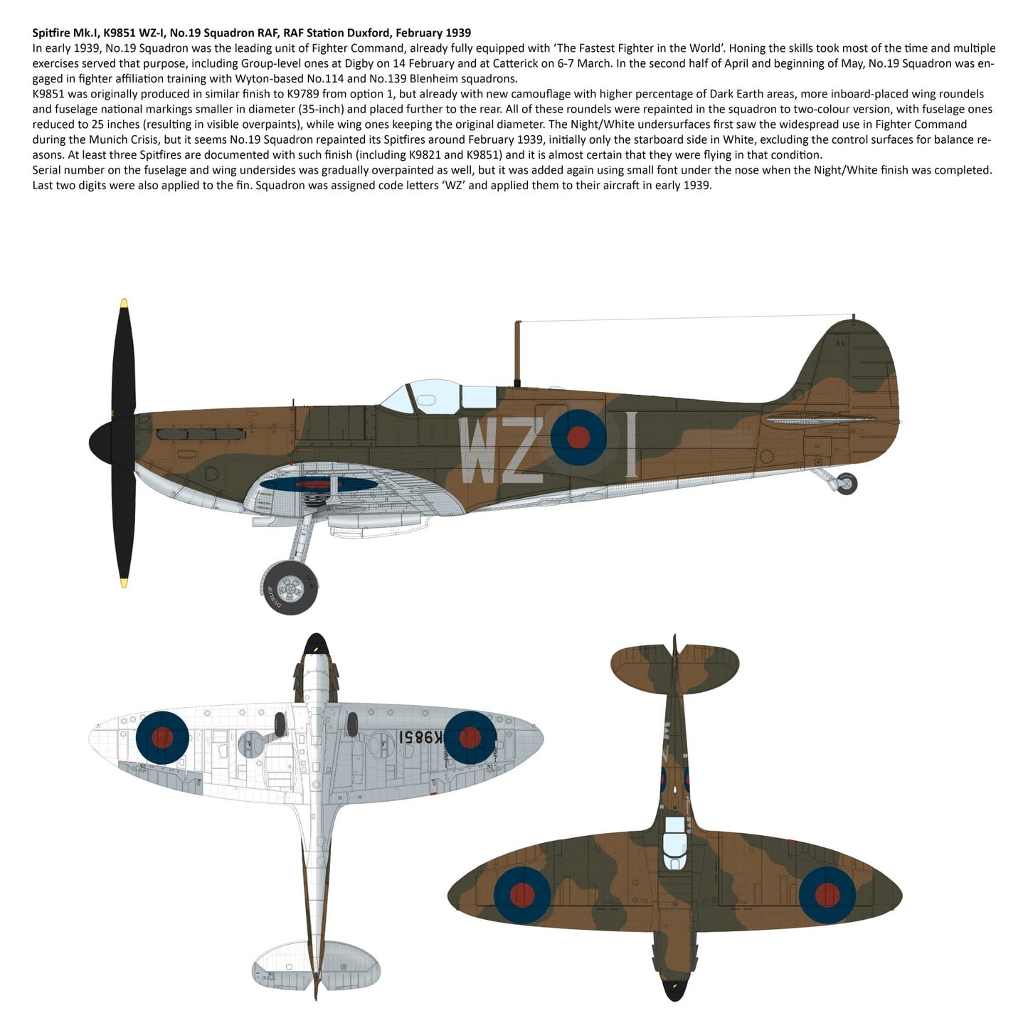 301 - IBG - 72580 - Supermarine Spitfire Mk V (trop) - paint schemes