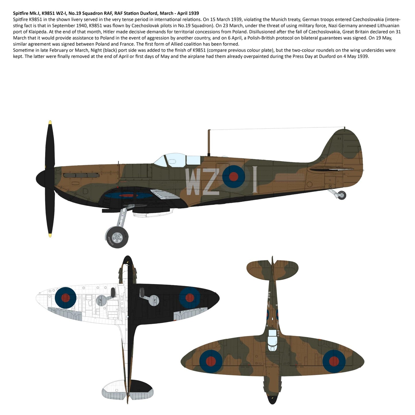 302 - IBG - 72580 - Supermarine Spitfire Mk V (trop) - paint schemes