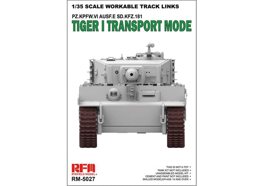 010 - Rye Field Model - 5027 - Pz.Kpfw. VI Ausf. E Tiger I Transport Mode Workable Track Links - primary image