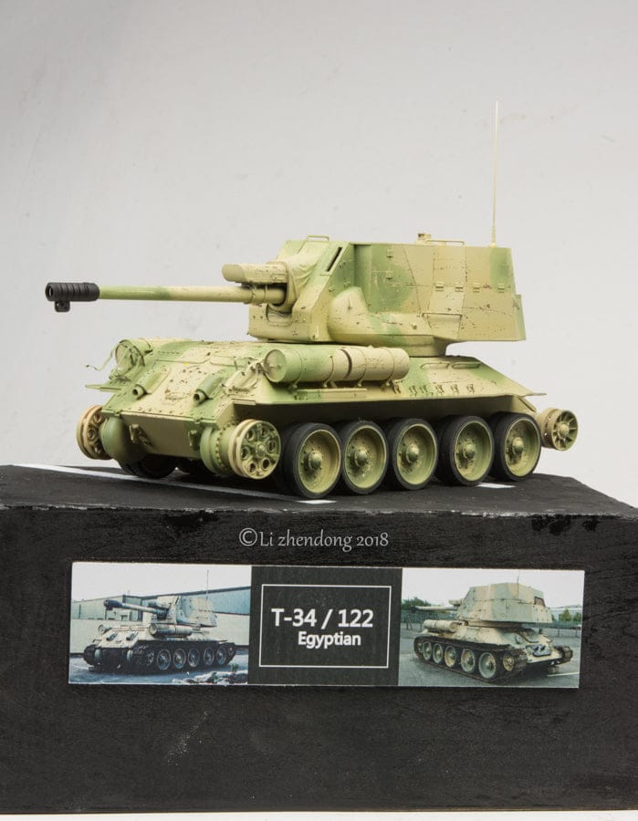 709 - Rye Field Model - 5013 - T-34-122 - painted model