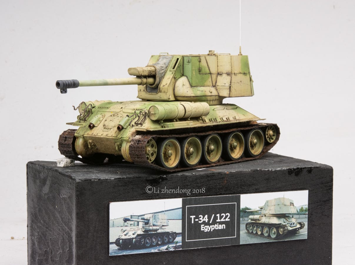 710 - Rye Field Model - 5013 - T-34-122 - painted model