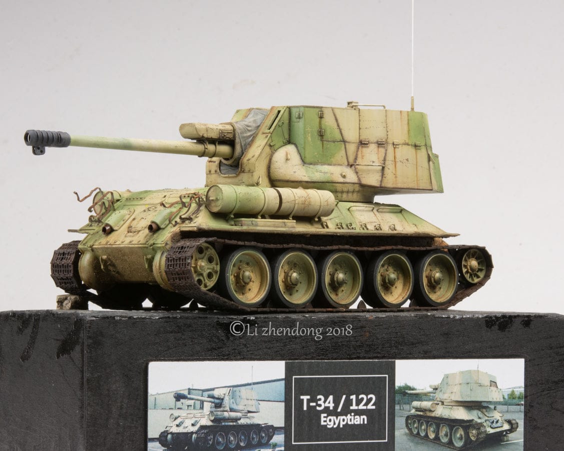 711 - Rye Field Model - 5013 - T-34-122 - painted model