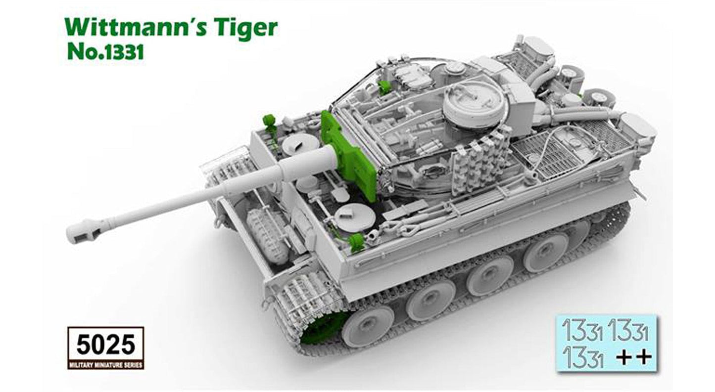 500 - Rye Field Model - 5025 - Pz.Kpfw. VI Ausf. E Tiger I (early) [interior kit] - digital model