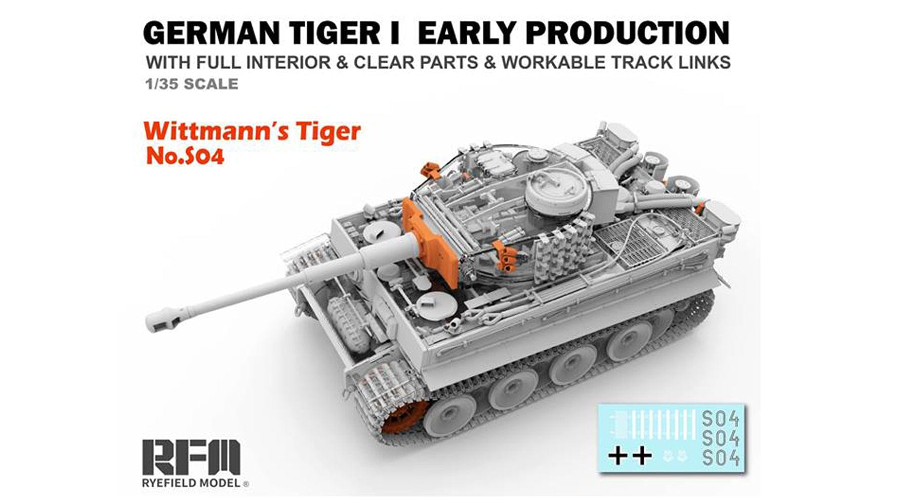 Rye Field Model - 5025 - Pz.Kpfw. VI Ausf. E Tiger I (early) [interior kit] - digital model