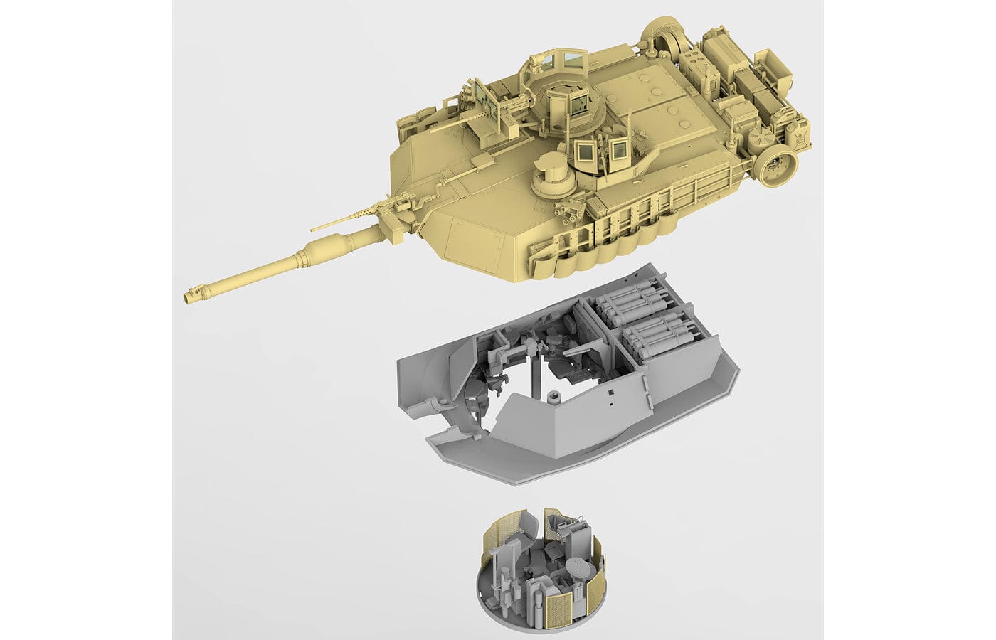 Rye Field Model - 5026 - M1A2 SEP Abrams SEP TUSK I /TUSK II - digital model